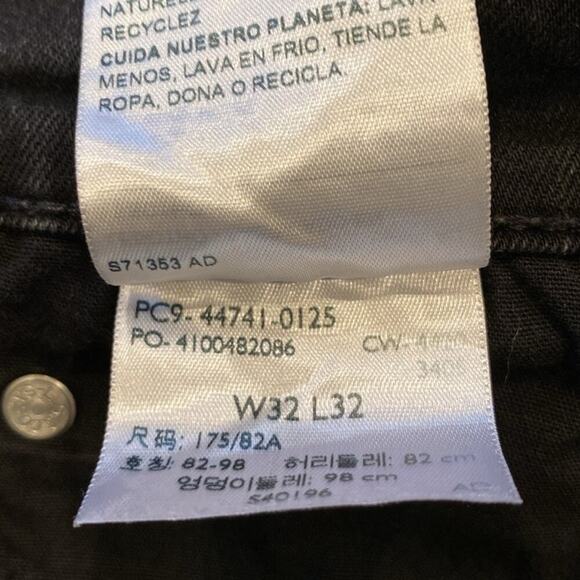 Denizen from Levi's Men's 216 Slim Fit Jeans Black Size 32x32 - Picture 7 of 10